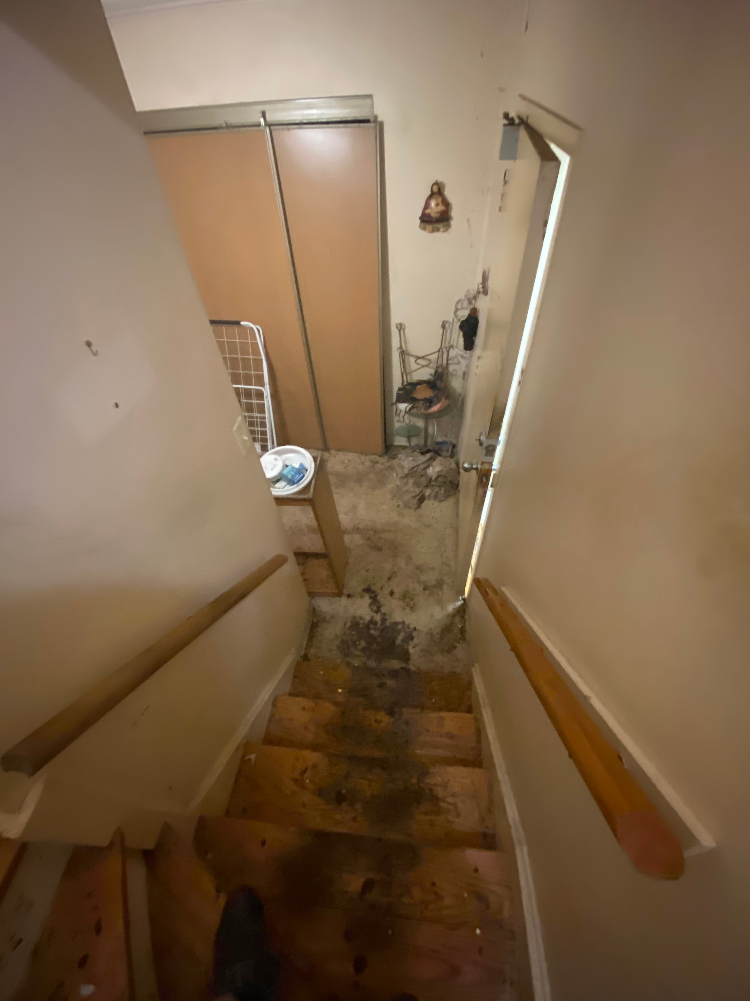 Cleaned residential space