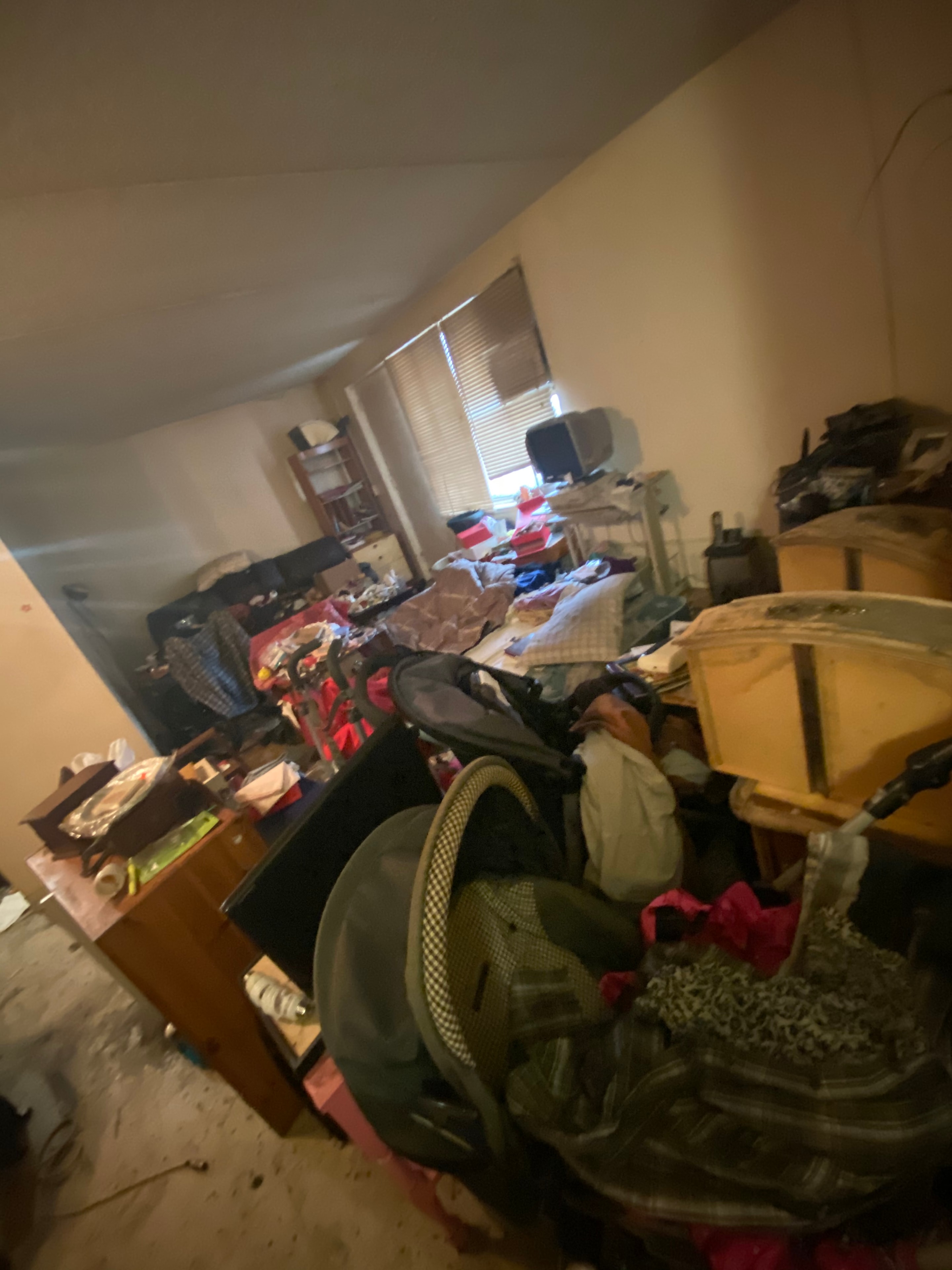 Residential room following professional cleanup