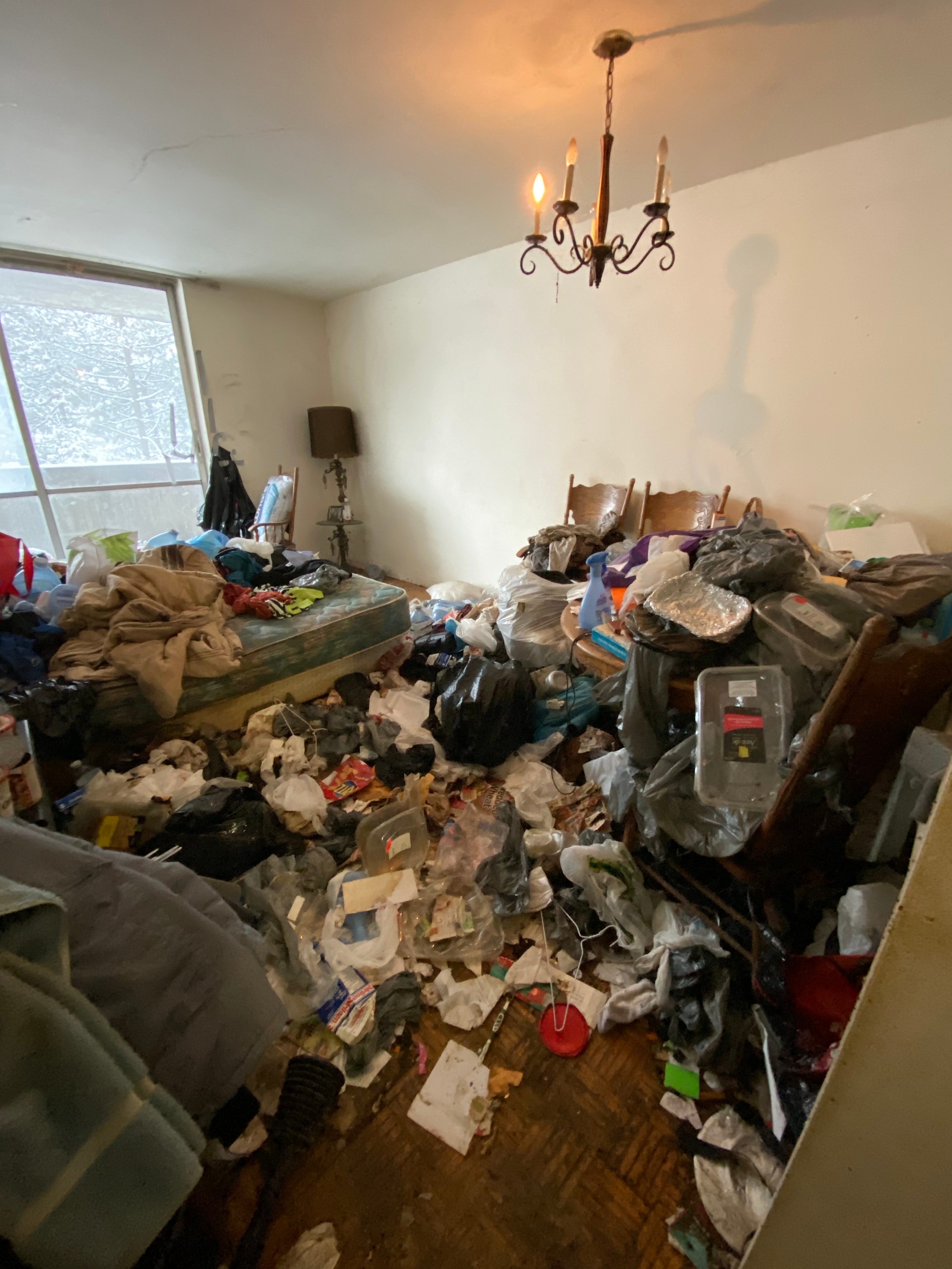 Residential space following professional service
