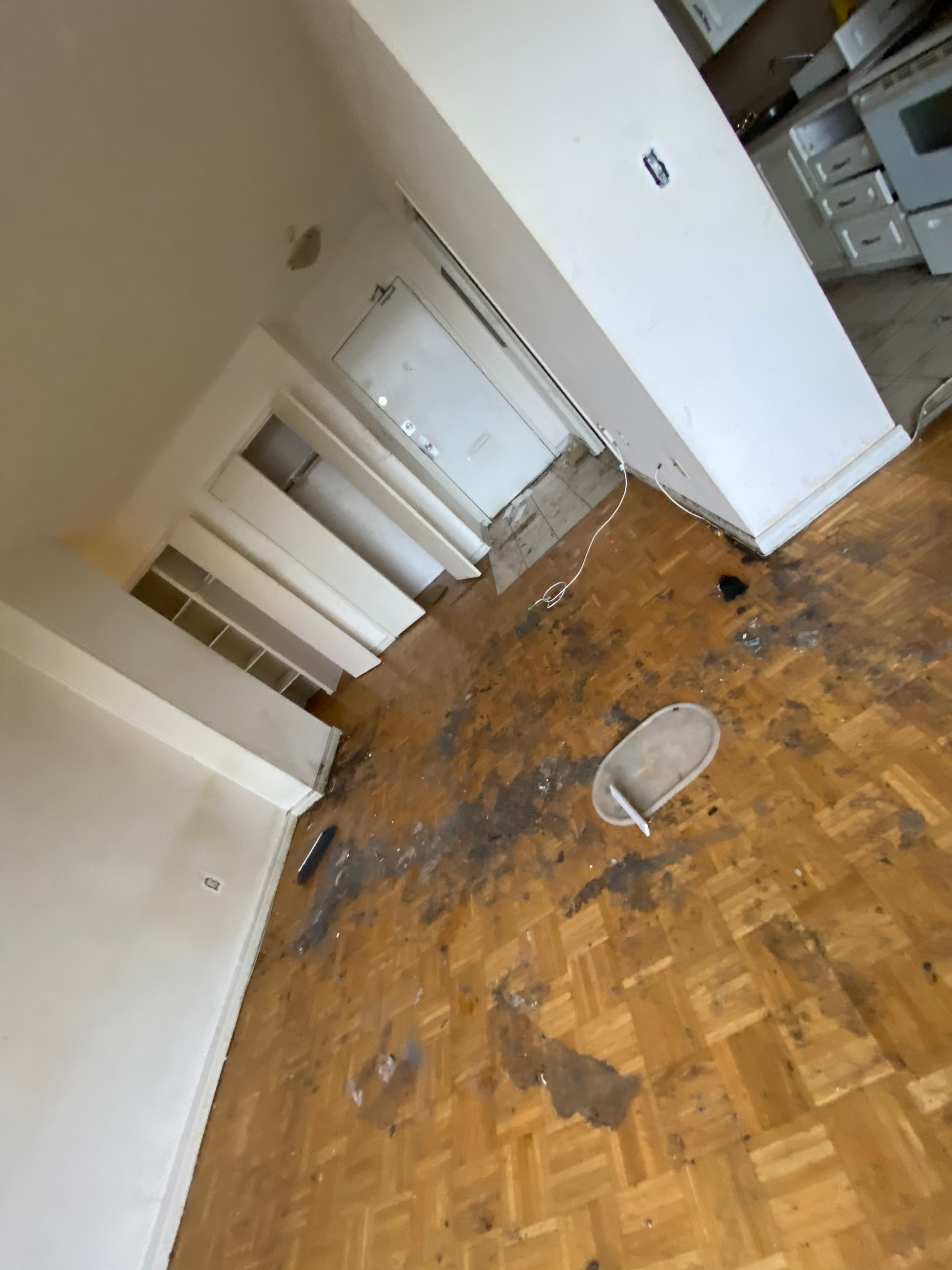 Residential property requiring cleanup and preparation