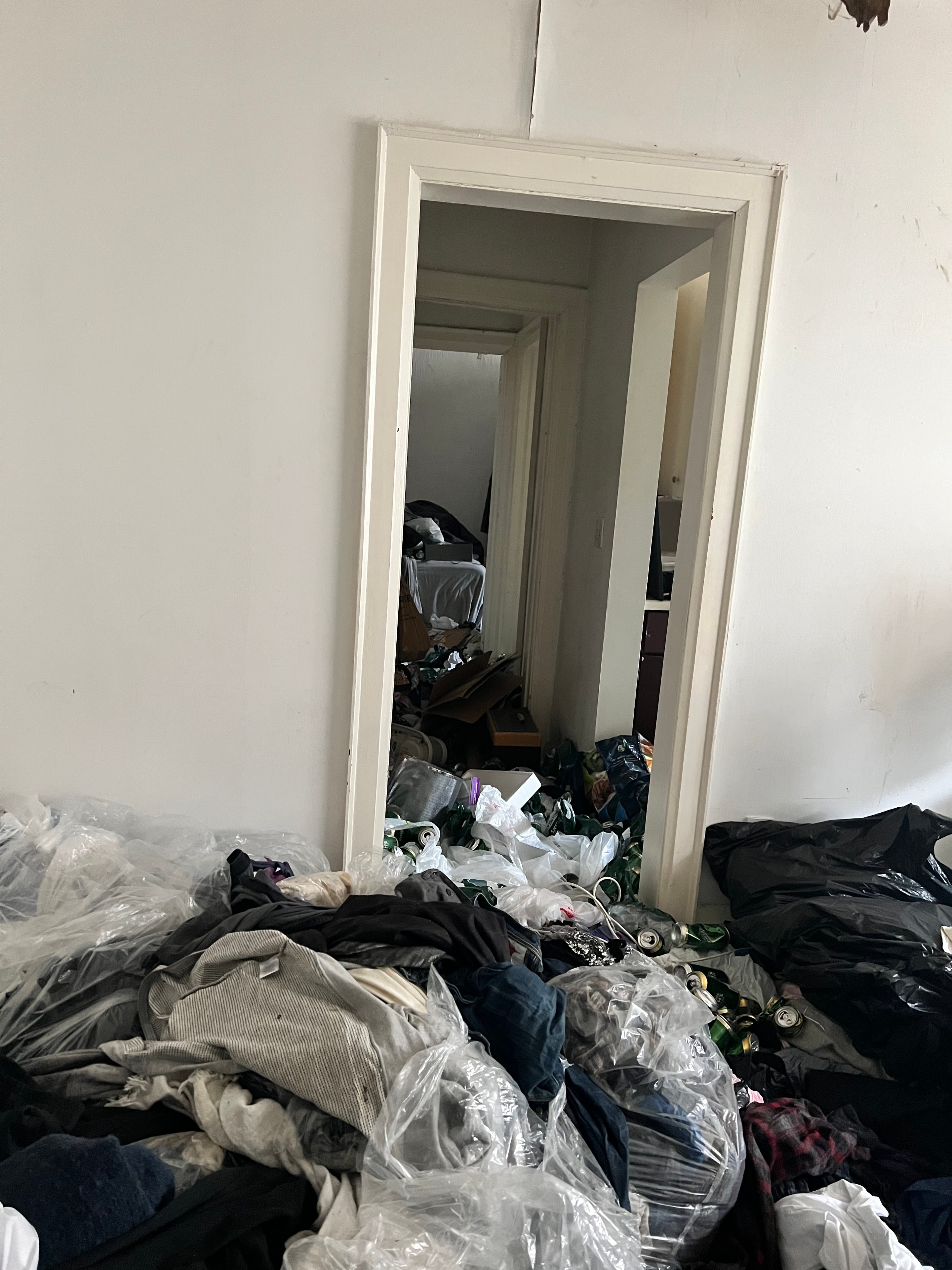 Residential property with heavy accumulation
